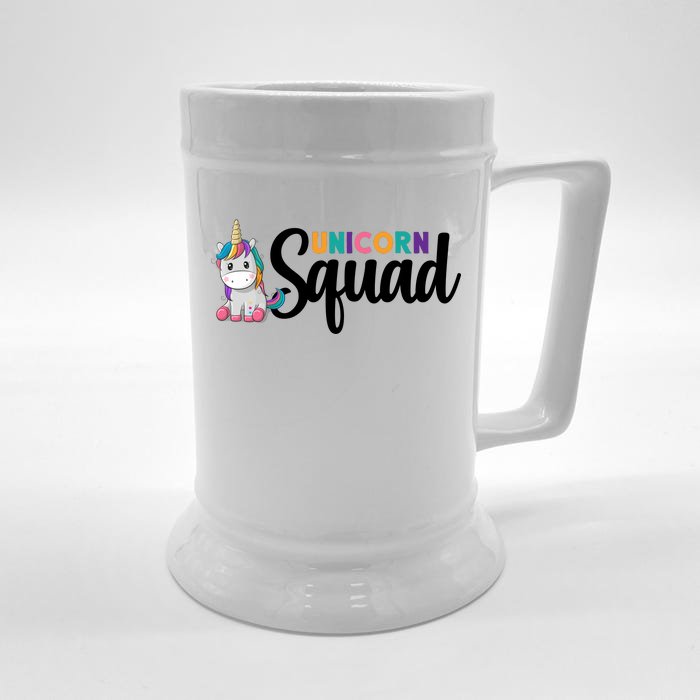 Unicorn Squad Front & Back Beer Stein