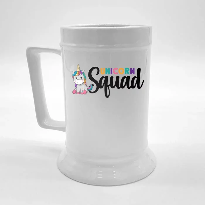 Unicorn Squad Front & Back Beer Stein