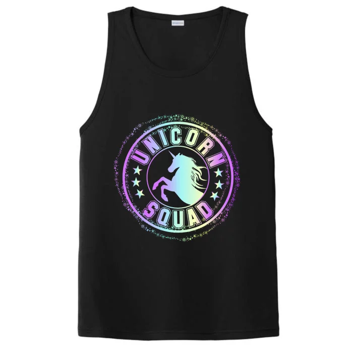 Unicorn Squad Holographic Performance Tank