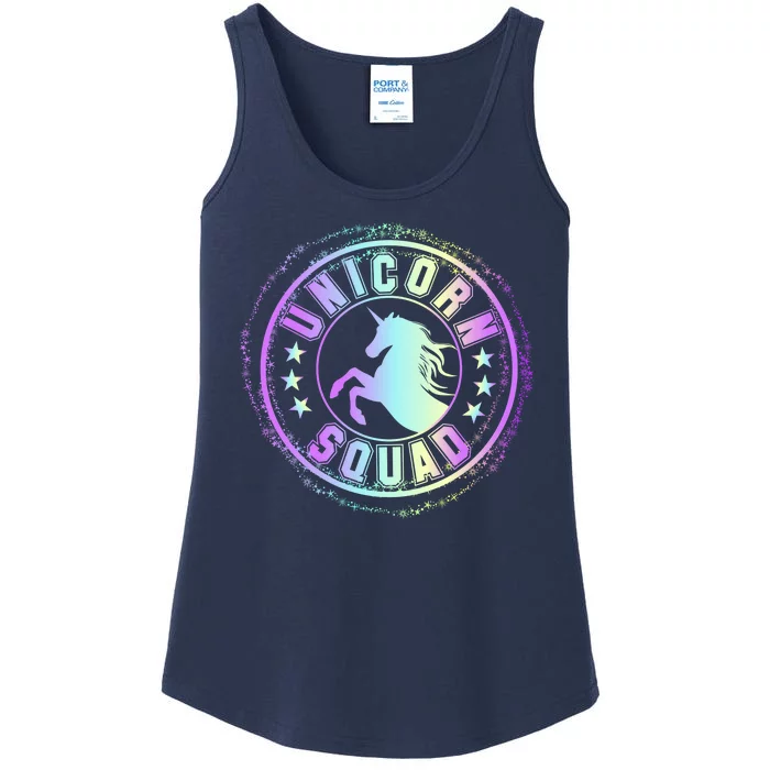 Unicorn Squad Holographic Ladies Essential Tank