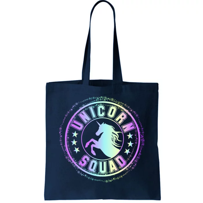 Unicorn Squad Holographic Tote Bag