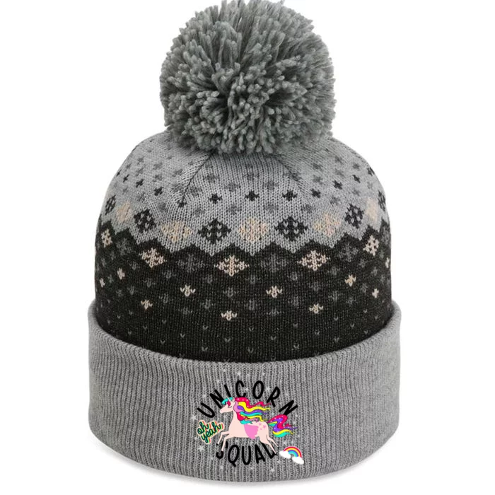 Unicorn Squad Oh Yeah The Baniff Cuffed Pom Beanie