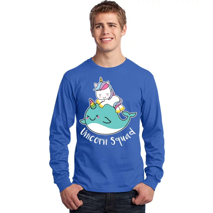 Unicorn Squad Whale Long Sleeve Shirt