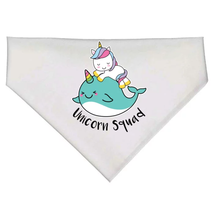 Unicorn Squad Whale USA-Made Doggie Bandana