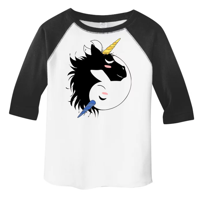 Unicorn Ying Yang Toddler Fine Jersey T-Shirt