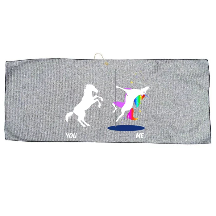 Unicorn You Me Large Microfiber Waffle Golf Towel