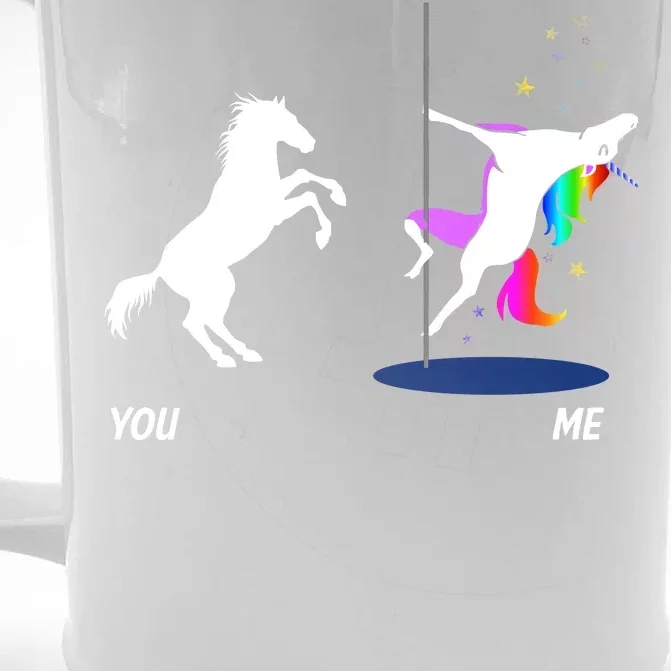 Unicorn You Me Front & Back Beer Stein