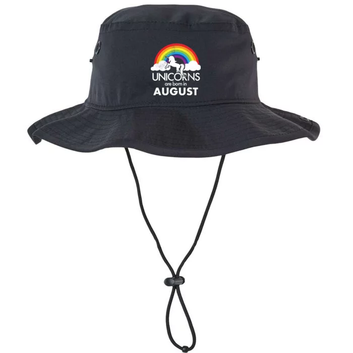 Unicorns Are Born In August Rainbow Retro Legacy Cool Fit Booney Bucket Hat