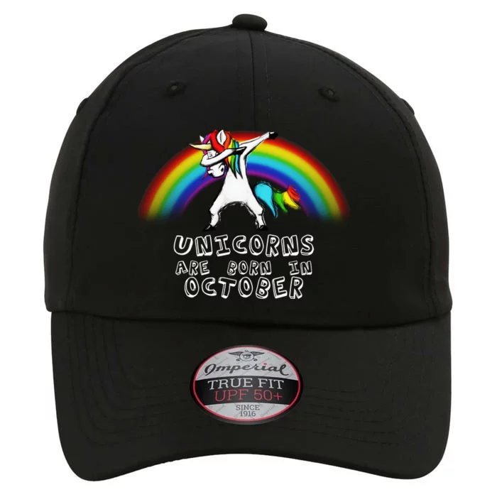 Unicorns Are Born In October Birthday The Original Performance Cap