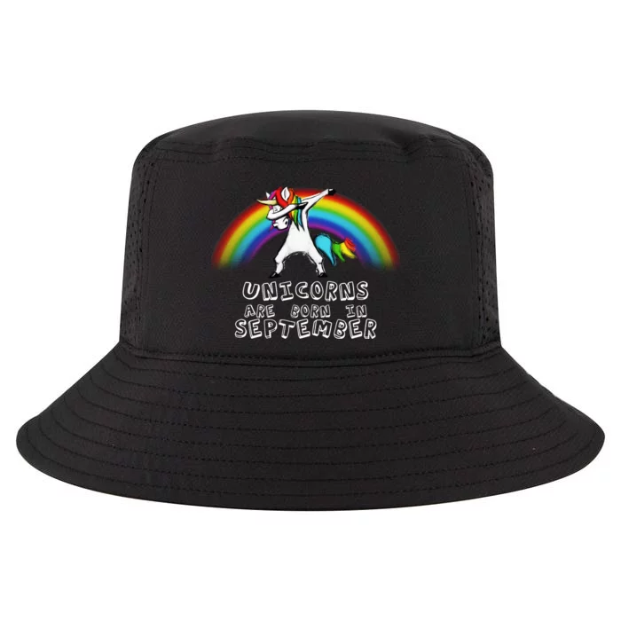 Unicorns Are Born In September Birthday Cool Comfort Performance Bucket Hat