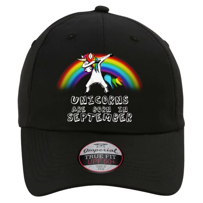 Unicorns Are Born In September Birthday The Original Performance Cap