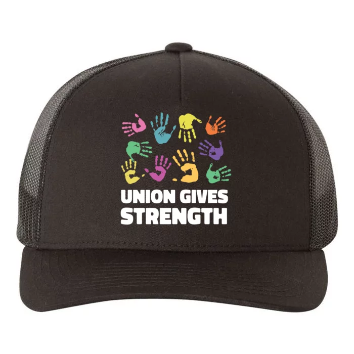 Union Gives Strength Yupoong Adult 5-Panel Trucker Hat