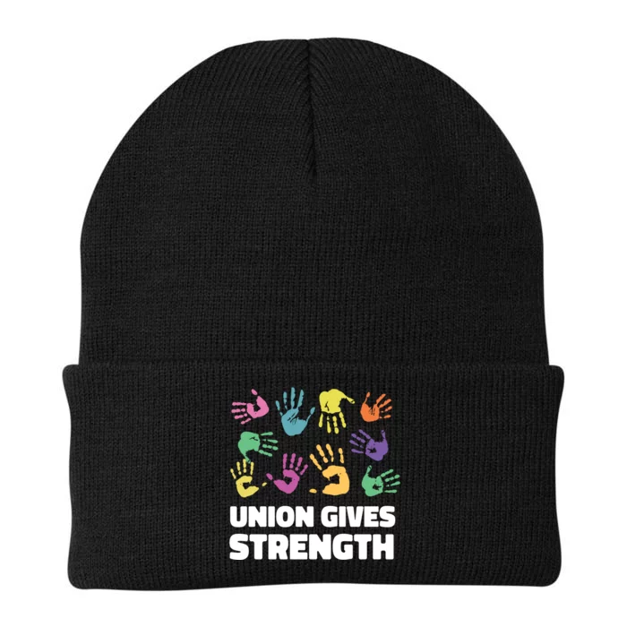 Union Gives Strength Knit Cap Winter Beanie