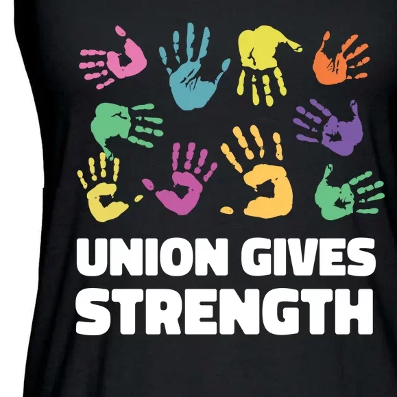 Union Gives Strength Ladies Essential Flowy Tank