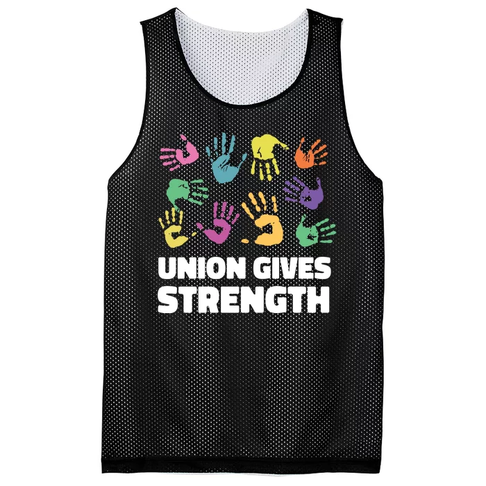 Union Gives Strength Mesh Reversible Basketball Jersey Tank