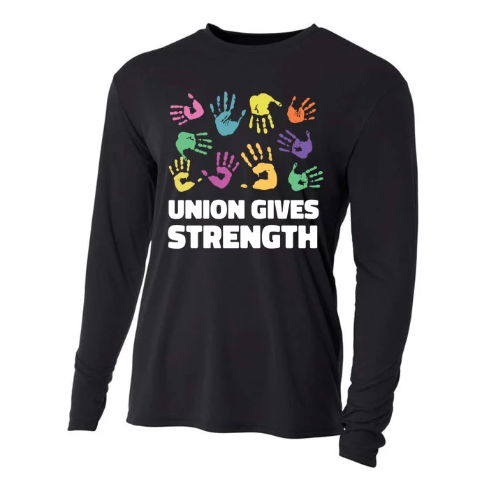 Union Gives Strength Cooling Performance Long Sleeve Crew