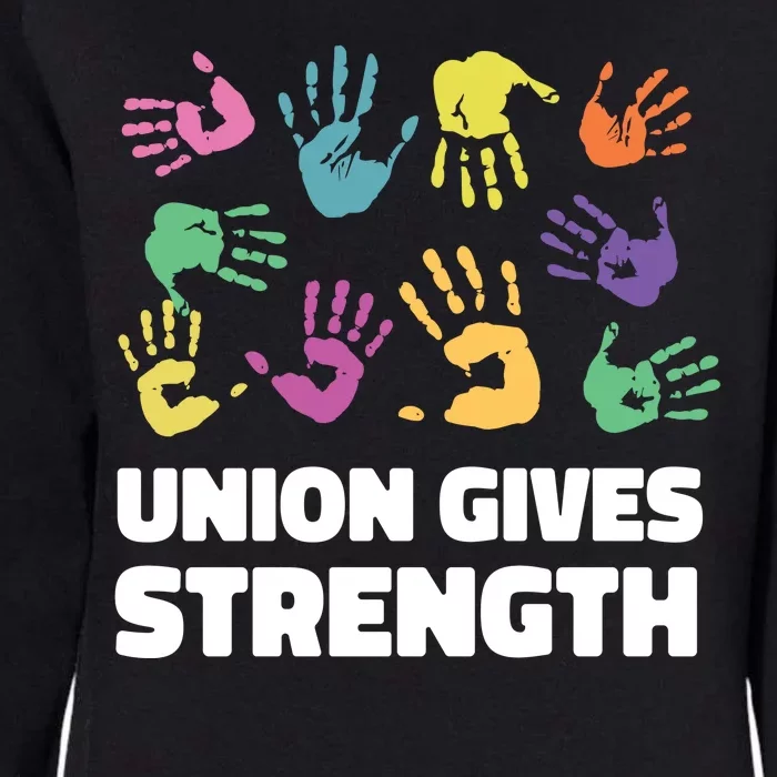 Union Gives Strength Womens California Wash Sweatshirt