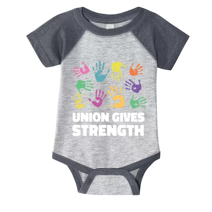 Union Gives Strength Infant Baby Jersey Bodysuit