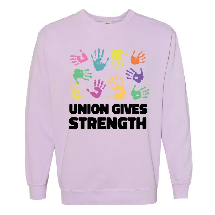 Union Gives Strength Garment-Dyed Sweatshirt