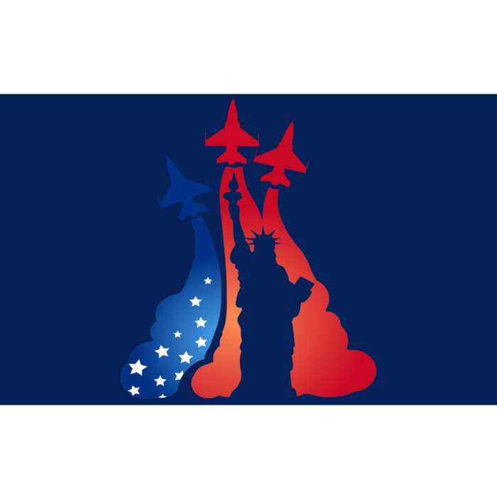 United States Air Force Jets Statue Of Liberty Bumper Sticker