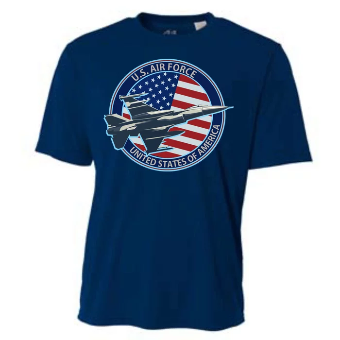 United States Air Force Logo Cooling Performance Crew T-Shirt