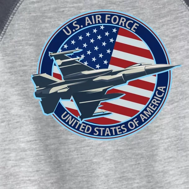 United States Air Force Logo Toddler Fine Jersey T-Shirt