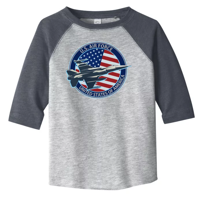 United States Air Force Logo Toddler Fine Jersey T-Shirt