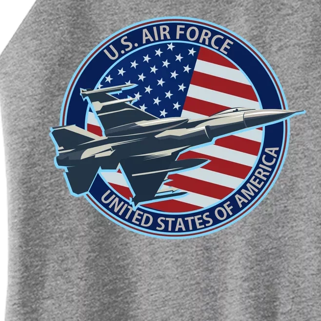 United States Air Force Logo Women’s Perfect Tri Rocker Tank