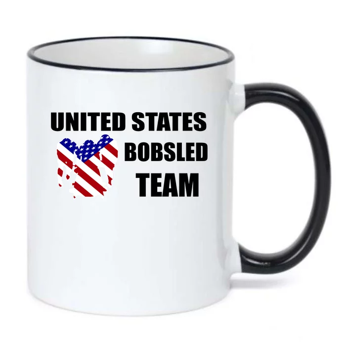 United States Bobsled Team Black Color Changing Mug