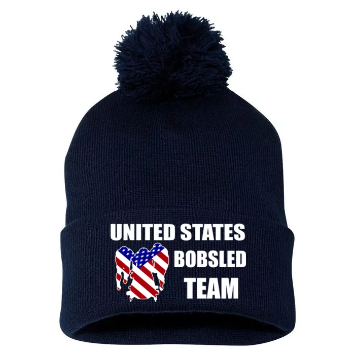 United States Bobsled Team Pom Pom 12in Knit Beanie