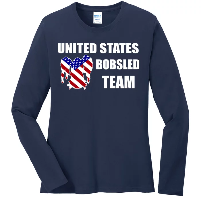 United States Bobsled Team Ladies Long Sleeve Shirt