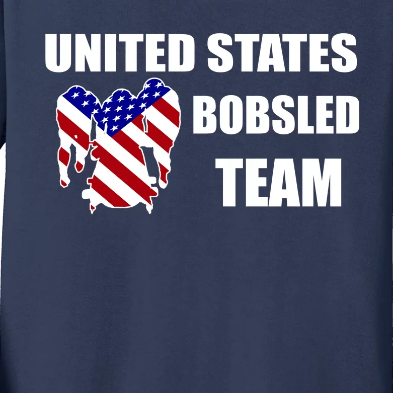 United States Bobsled Team Kids Long Sleeve Shirt