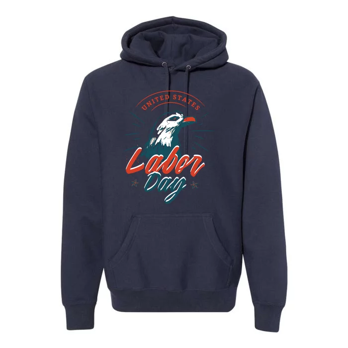 United States Labor Day Eagle Premium Hoodie