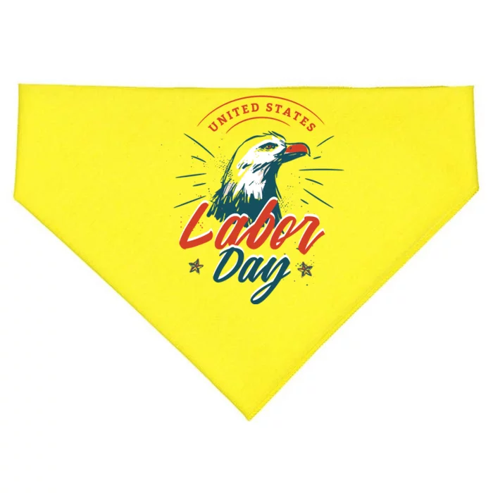 United States Labor Day Eagle USA-Made Doggie Bandana