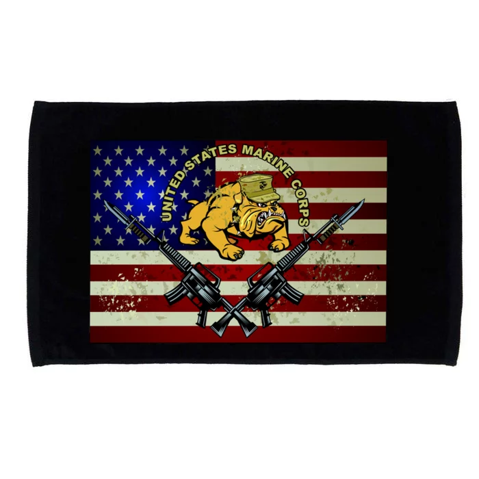 United States Marine Corps Bulldog Microfiber Hand Towel