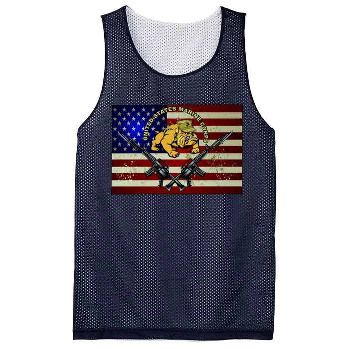 United States Marine Corps Bulldog Mesh Reversible Basketball Jersey Tank