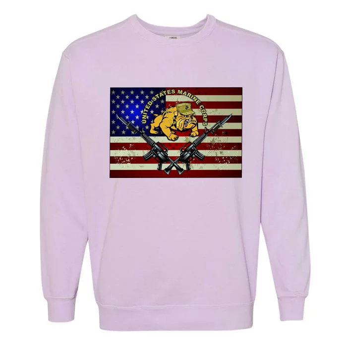 United States Marine Corps Bulldog Garment-Dyed Sweatshirt