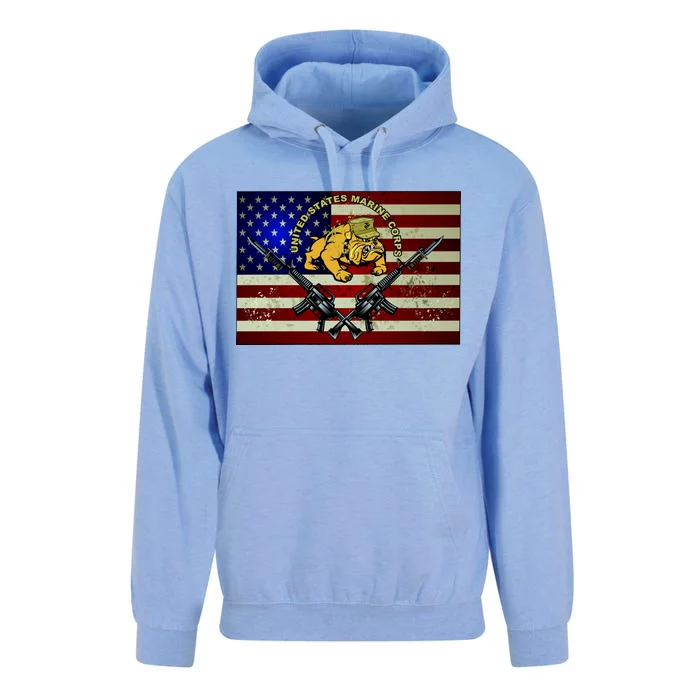 United States Marine Corps Bulldog Unisex Surf Hoodie