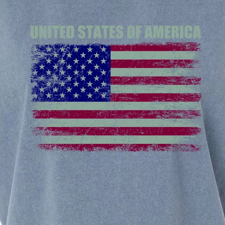 United States Of America Garment-Dyed Women's Muscle Tee