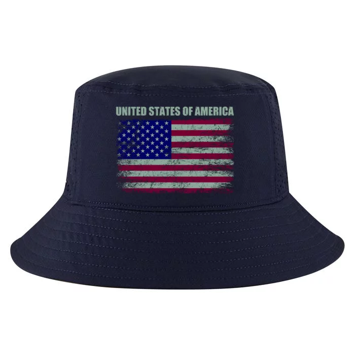 United States Of America Cool Comfort Performance Bucket Hat