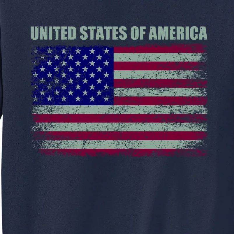 United States Of America Tall Sweatshirt