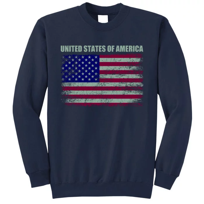 United States Of America Tall Sweatshirt