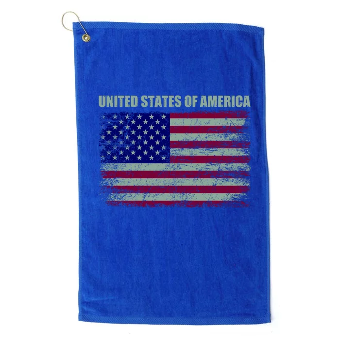 United States Of America Platinum Collection Golf Towel