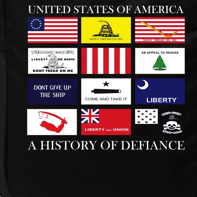 United States Of America A History Of Defiance Impact Tech Backpack