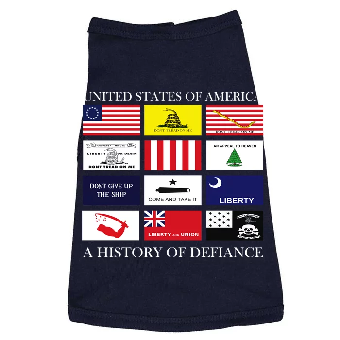 United States Of America A History Of Defiance Doggie Tank