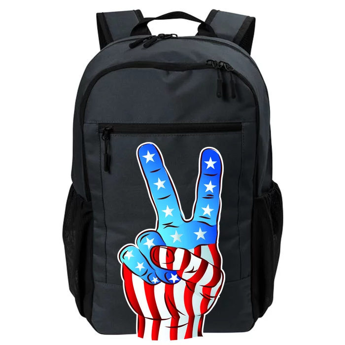 United States of America Peace Flag Stars Daily Commute Backpack