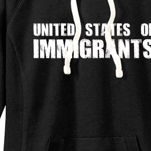 United States of Immigrants American Citizen Women's Fleece Hoodie