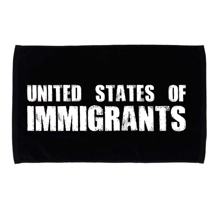 United States of Immigrants American Citizen Microfiber Hand Towel