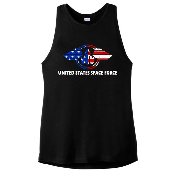 United States Space Force Ladies Tri-Blend Wicking Tank