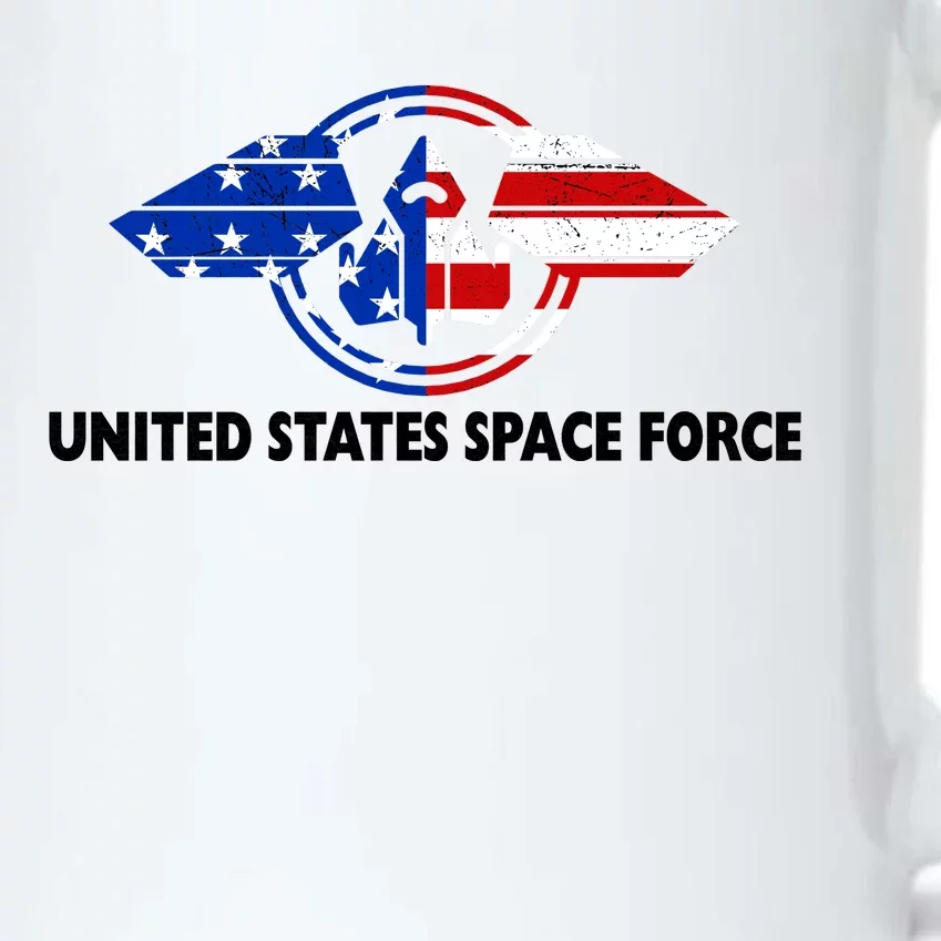 United States Space Force Black Color Changing Mug